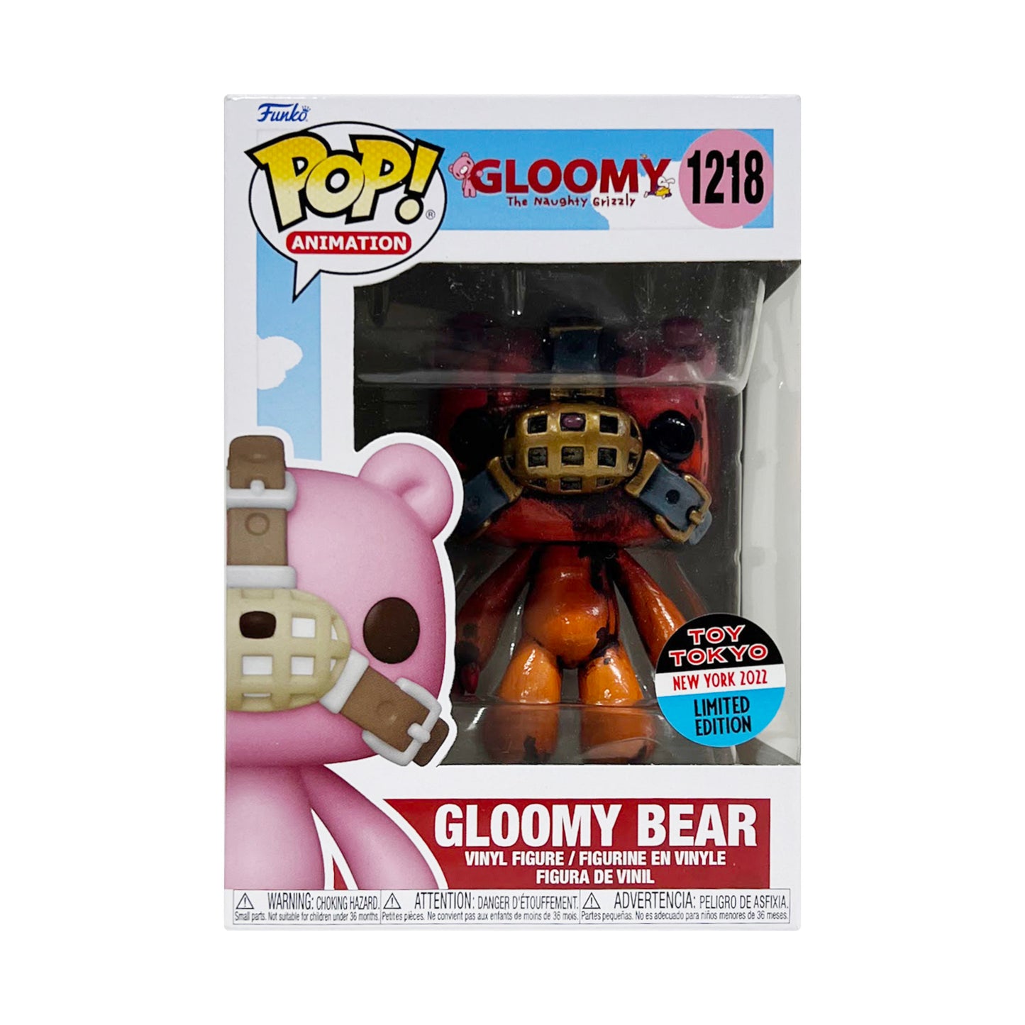 Funko Pop! Animation: Gloomy Bear 12 Toy Tokyo Exclusive Hand-Painted by KLAV