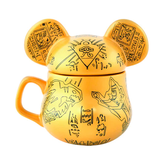 MEDICOM TOY: BE@RMUG - "Yu-Gi-Oh Duel Monsters Millennium Puzzle" Porcelain Mug Made in Japan