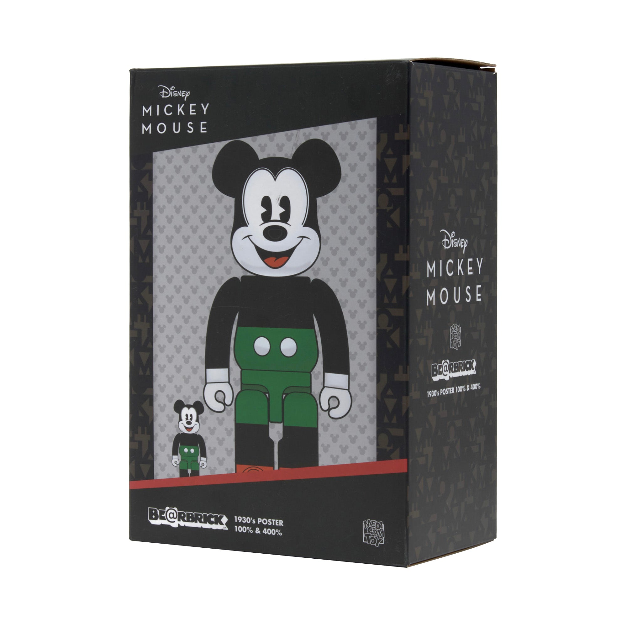 MEDICOM TOY: BE@RBRICK - Mickey Mouse 1930s Poster 100% u0026 400%