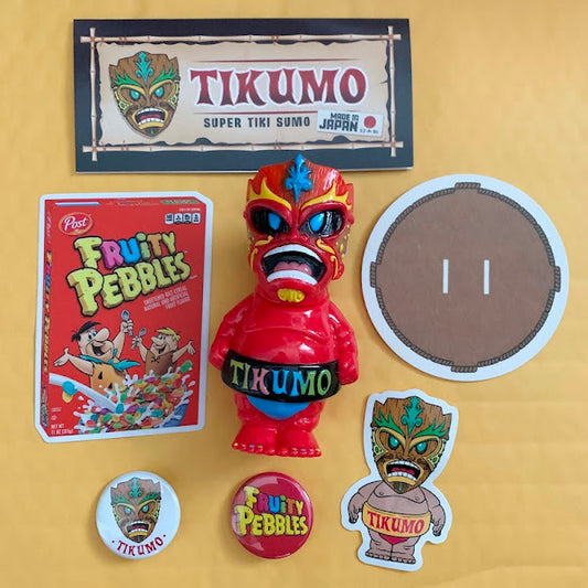 TIKUMO - Super Tiki Sumo Fruity Pebbles Ver. Sofubi Figure Made in Japan