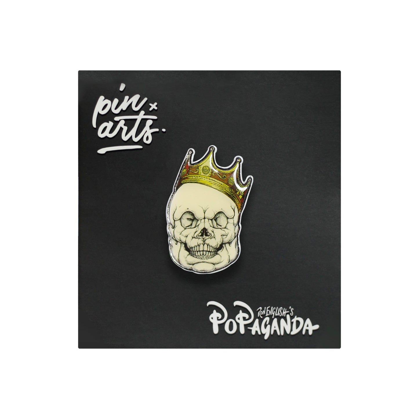 Ron English x MINDstyle: Popaganda - Biggie Crown Enamel Pin