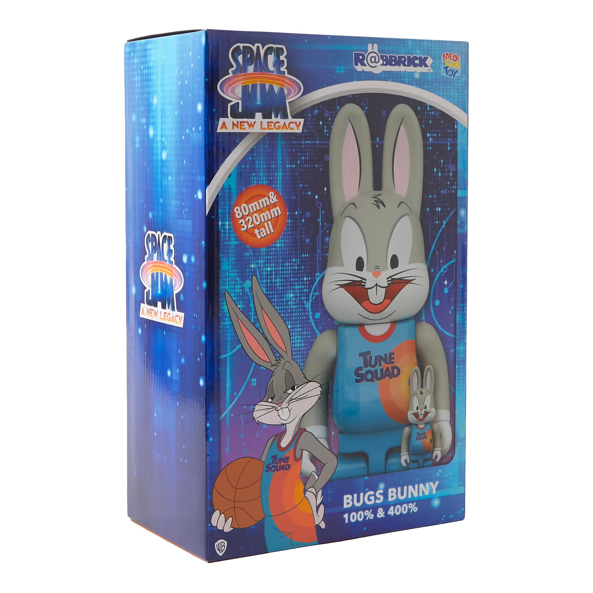 Bearbrick x Space Jam: A New Legacy Rabbrick Bugs Bunny 100% & 400