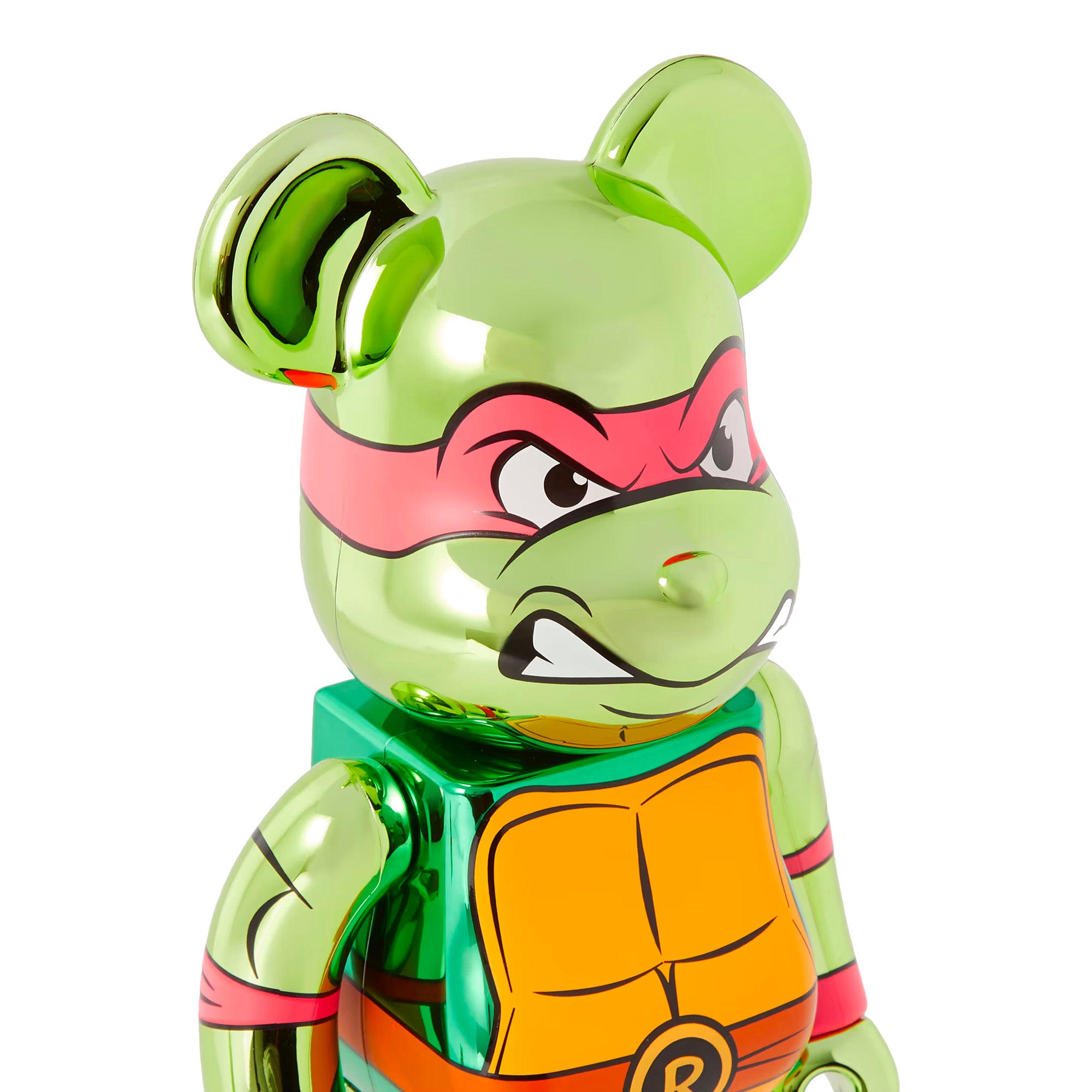 MEDICOM TOY: BE@RBRICK - TMNT Raphael Chrome 100% & 400%