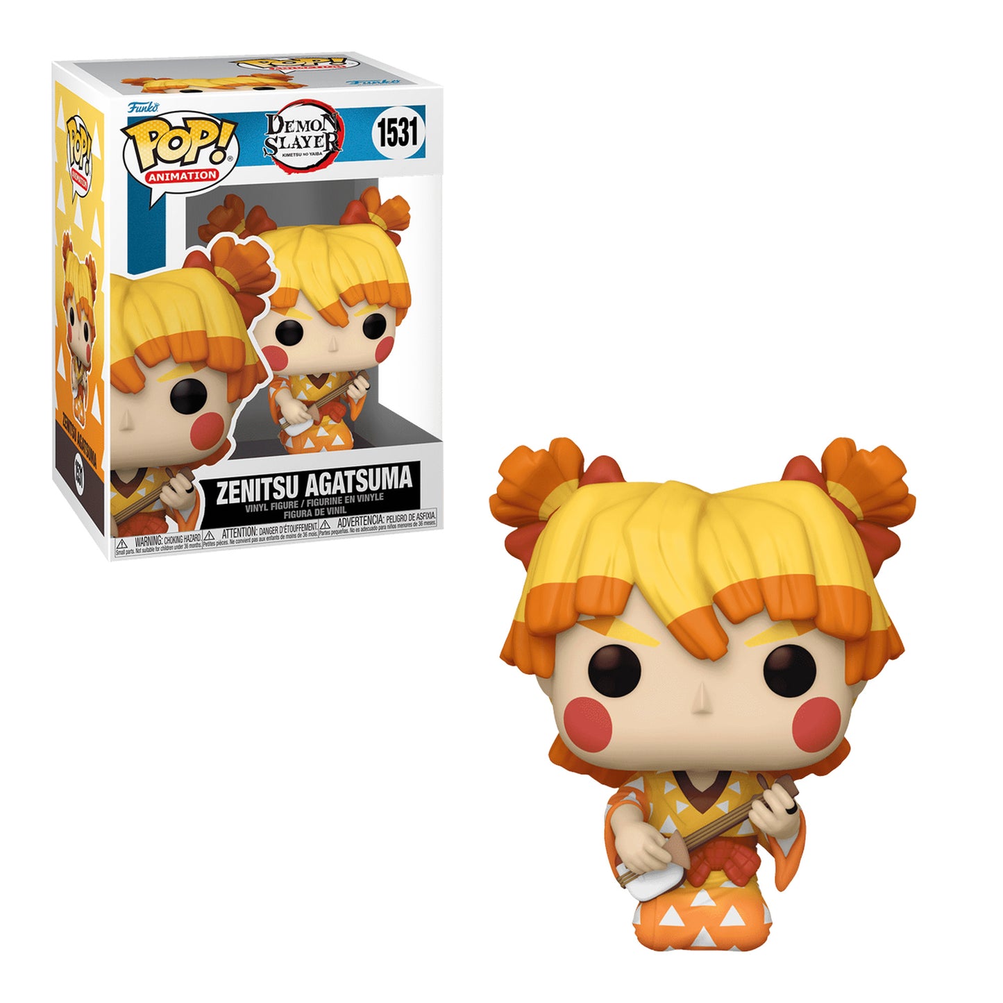 Funko Pop! Animation: Demon Slayer: Kimetsu No Yaiba - Zenitsu Agatsuma in Kimono #1531