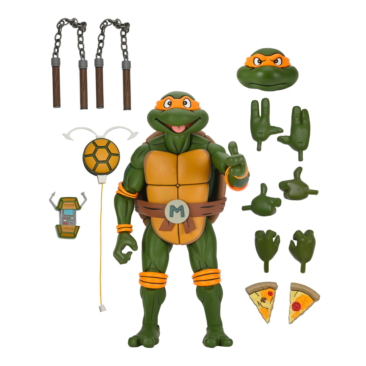 NECA: Teenage Mutant Ninja Turtles - Giant-Size Michelangelo 15" Tall Figure