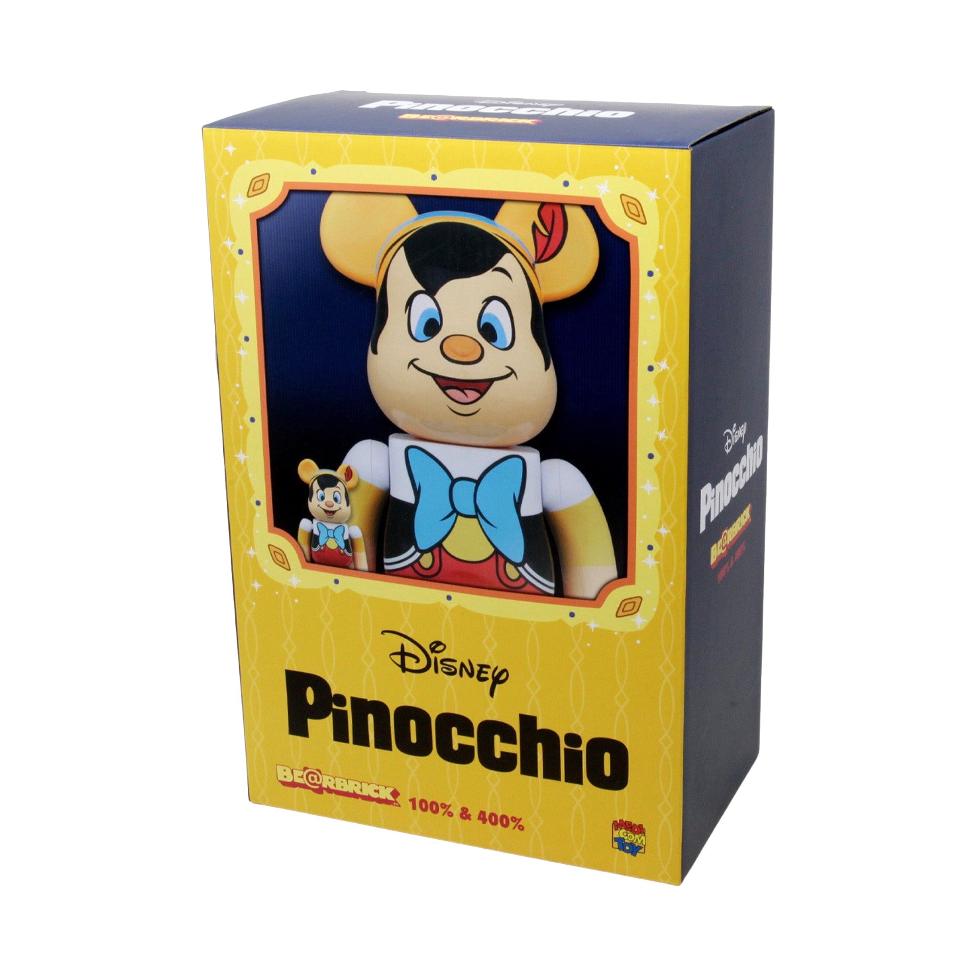 官製 BE@BRICK Pinocchio ベアブリック ピノキオ 400%&100% SF