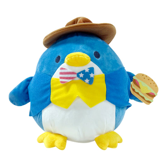 Sanrio - Tuxedosam Penguin with Burger 10" Tall Plush