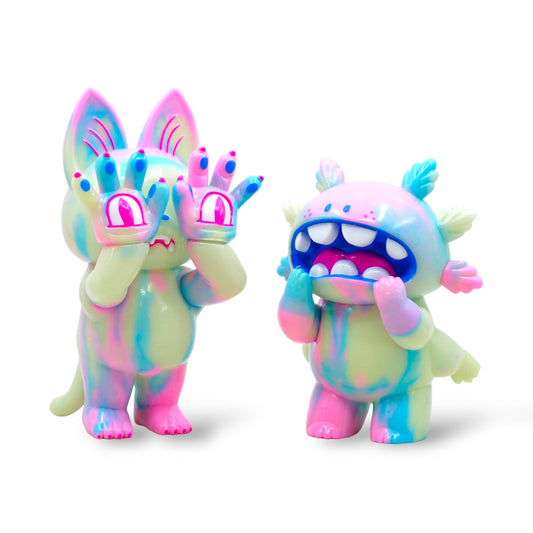 Grape Brain - Onigiri & Macaroni Marble Candy Glow Set of 2