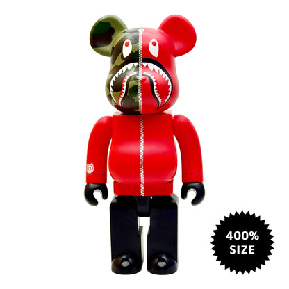 MEDICOM TOY: BE@RBRICK - Bape Play 1st Camo Shark 400%