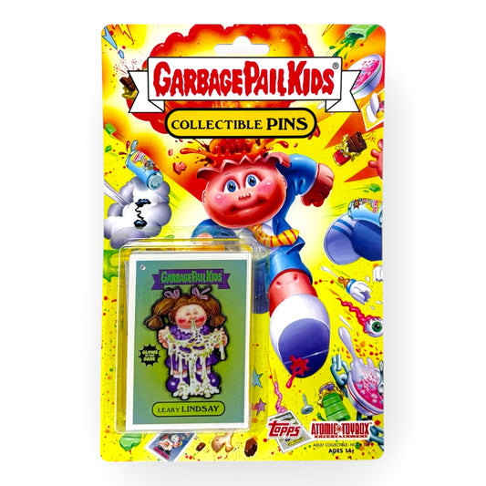 Garbage Pail Kids - Leaky Lindsay Glow in the Dark Enamel Pin and Trading Card
