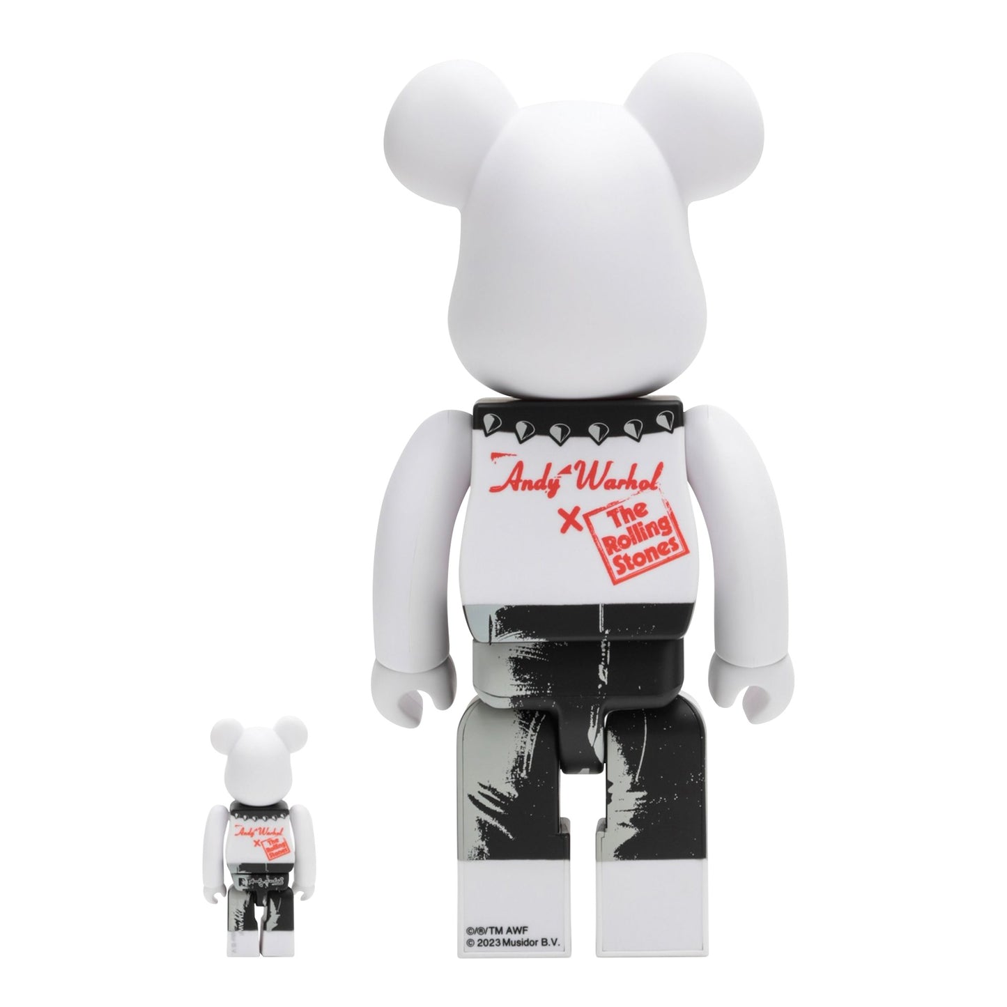 MEDICOM TOY: BE@RBRICK - The Rolling Stones Sticky Fingers 100% & 400%