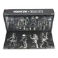 NECA: Universal Monsters x Teenage Mutant Ninja Turtles – Black & White Turtles 7” Scale Action Figure 4-Pack