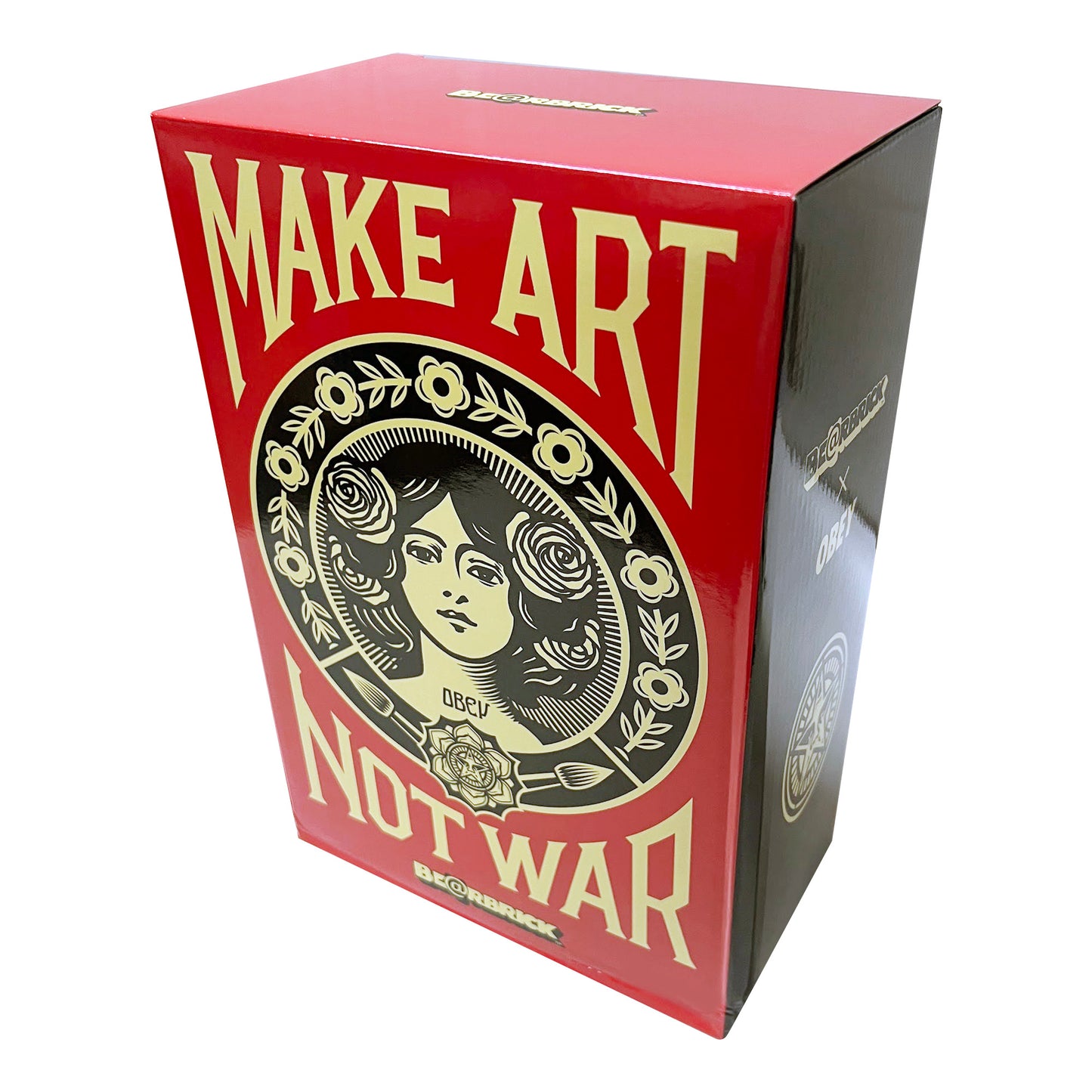 MEDICOM TOY: BE@RBRICK - Shepard Fairey DCON 2023 Make Art Not War 100% & 400%