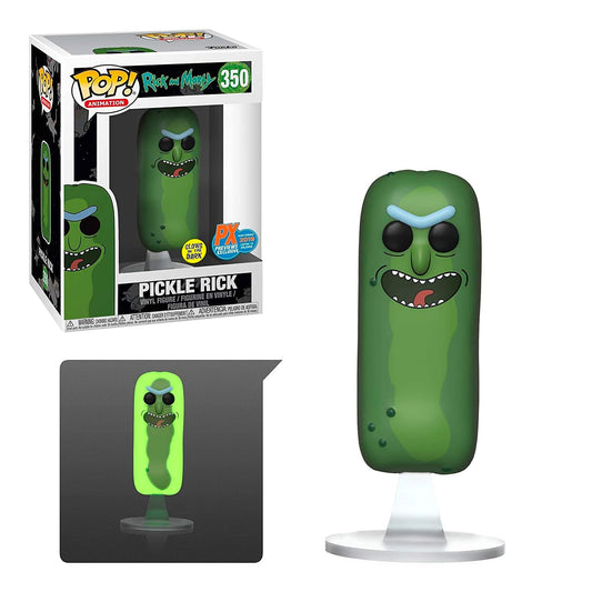 Funko Pop! Animation: Rick And Morty - Pickle Rick #350 Glow in the Dark PX Exclusive