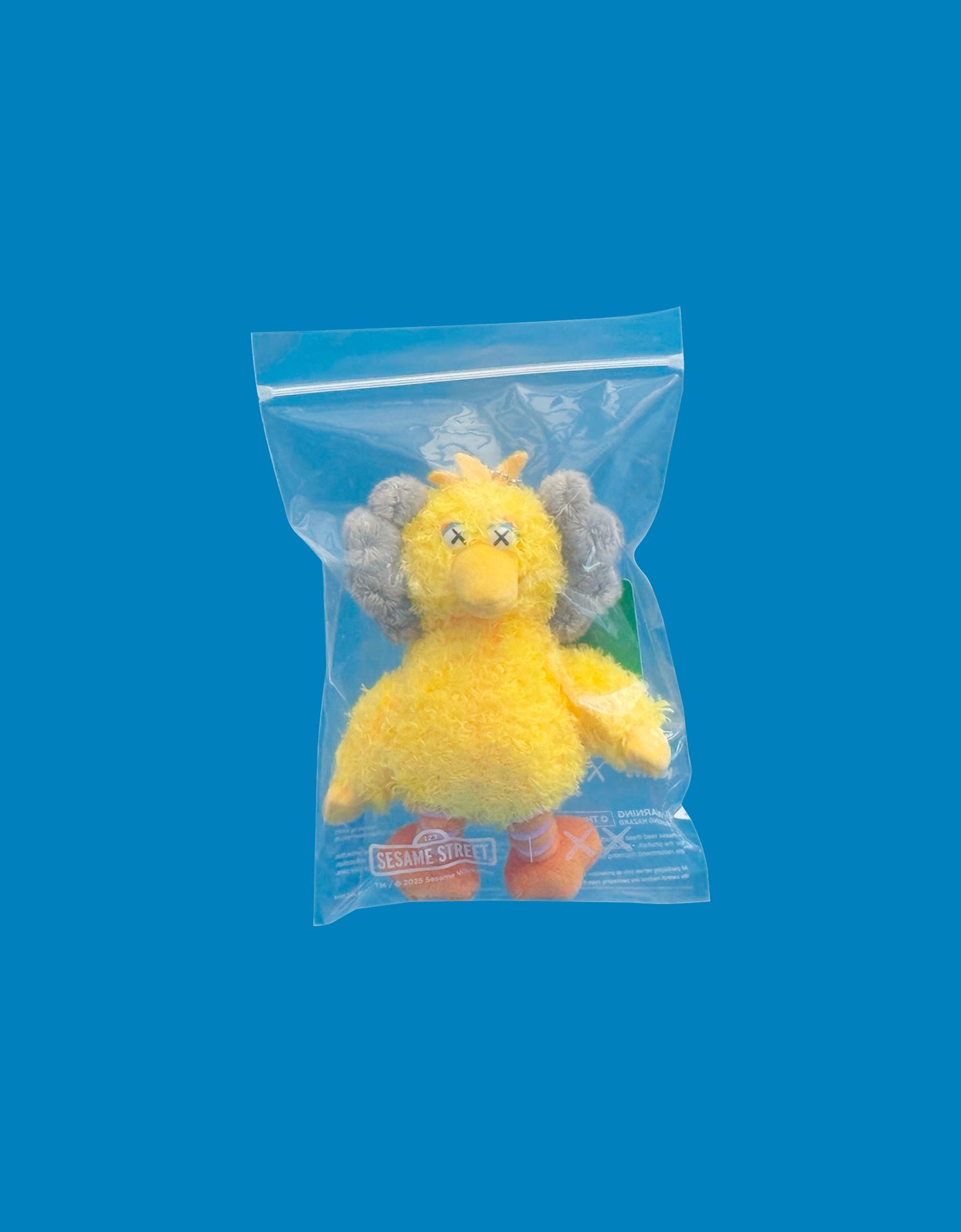 KAWS - Sesame Street Plush Keychain Water Parade, 2025