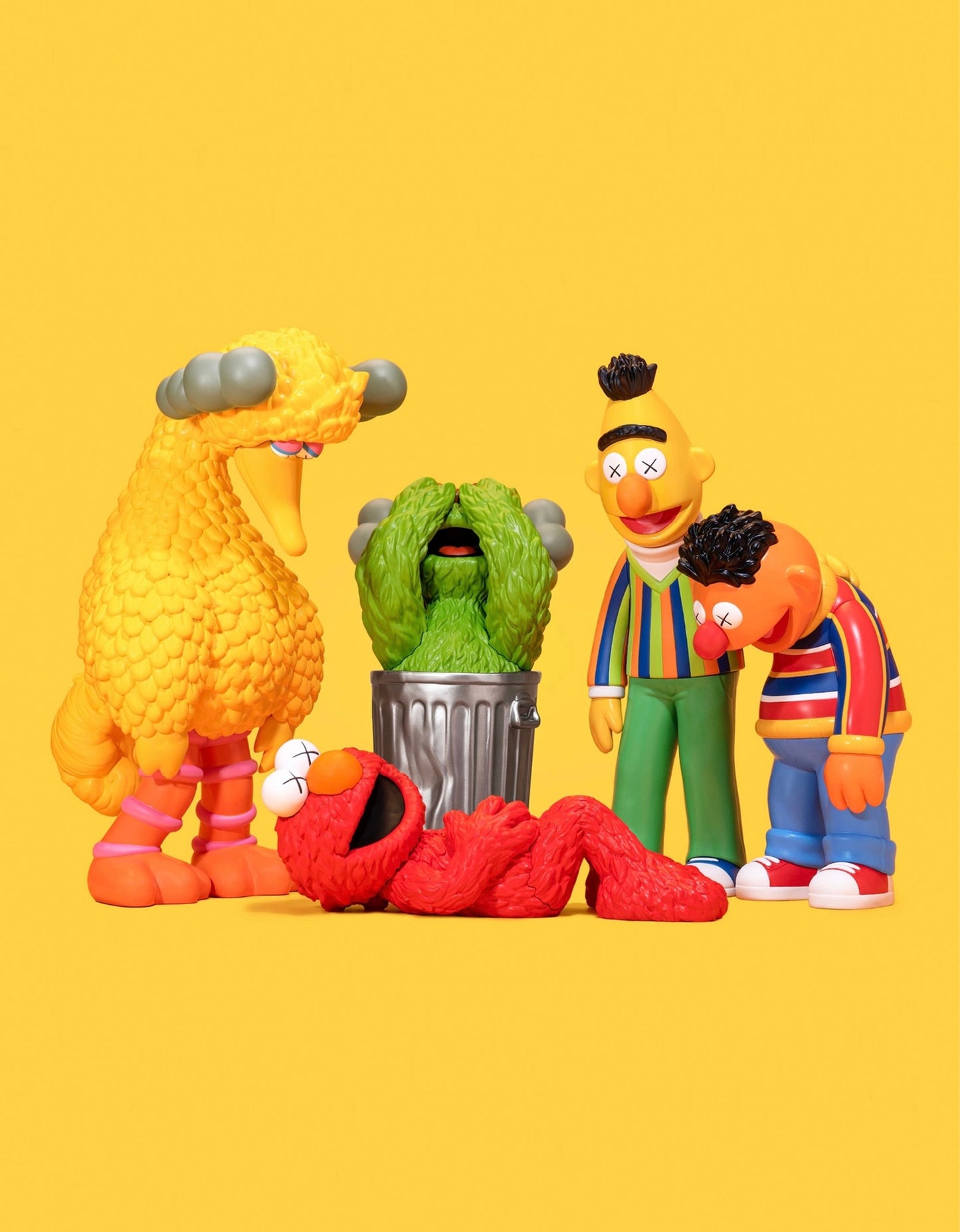 KAWS - Sesame Street Set of 5, 2025