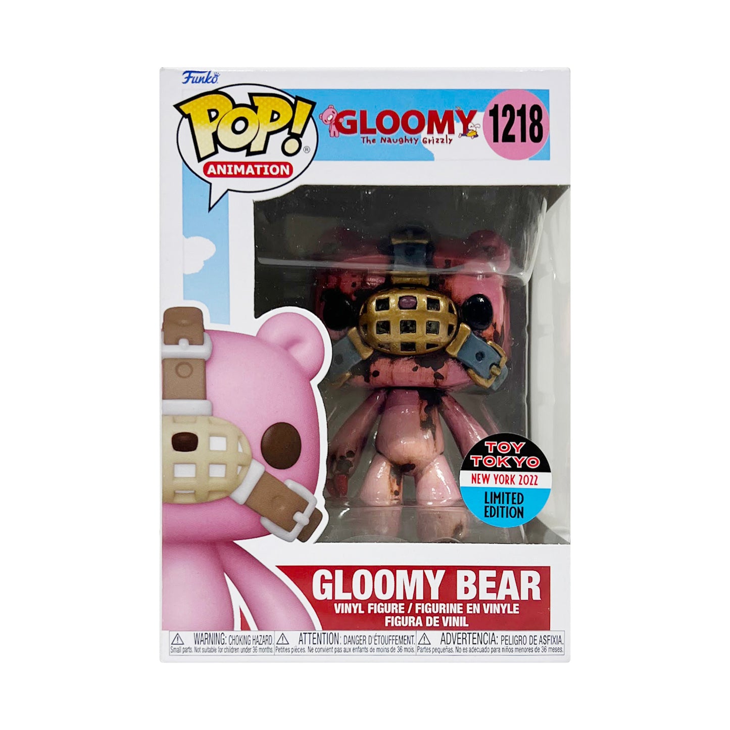 Funko Pop! Animation: Gloomy Bear 15 Toy Tokyo Exclusive Hand-Painted by KLAV