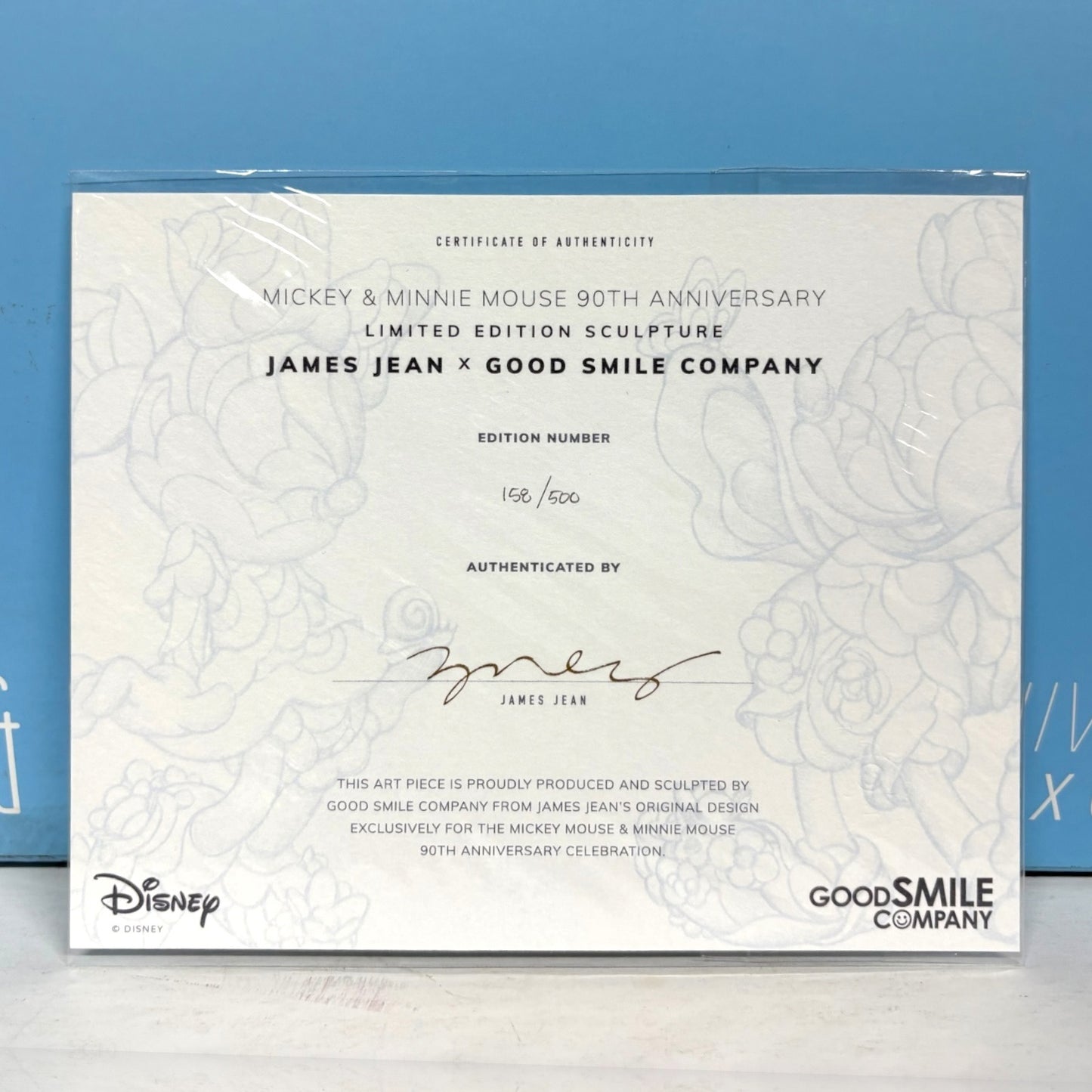 James Jean x Good Smile – Mickey & Minnie 90th Anniversary White Set Signed