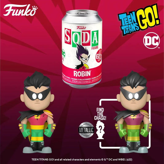 Funko Vinyl SODA: Teen Titans Go! - Robin 12,500 Limited Edition (1 in 6 Chance at Chase)