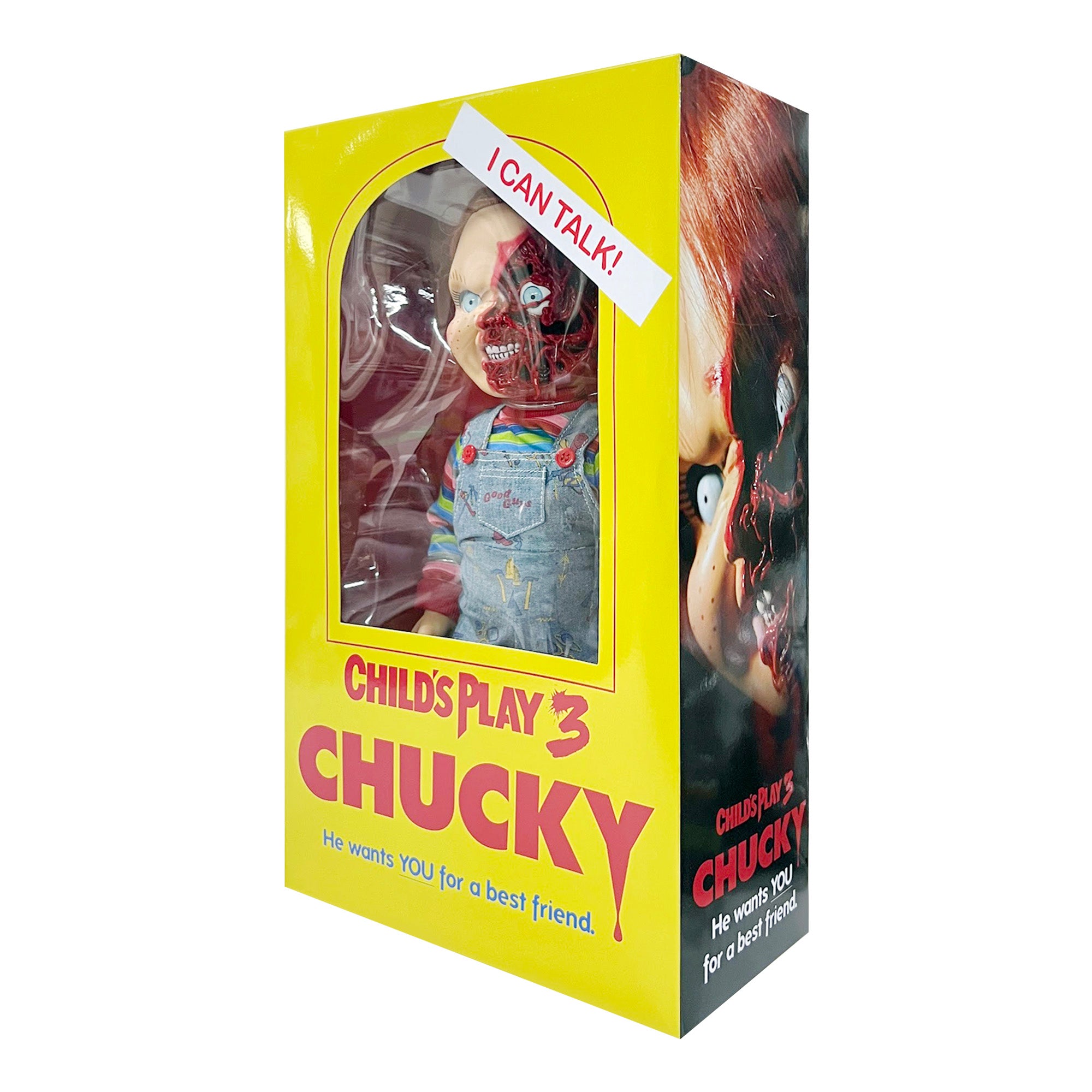 Child's play 3 talking pizza hot sale face chucky