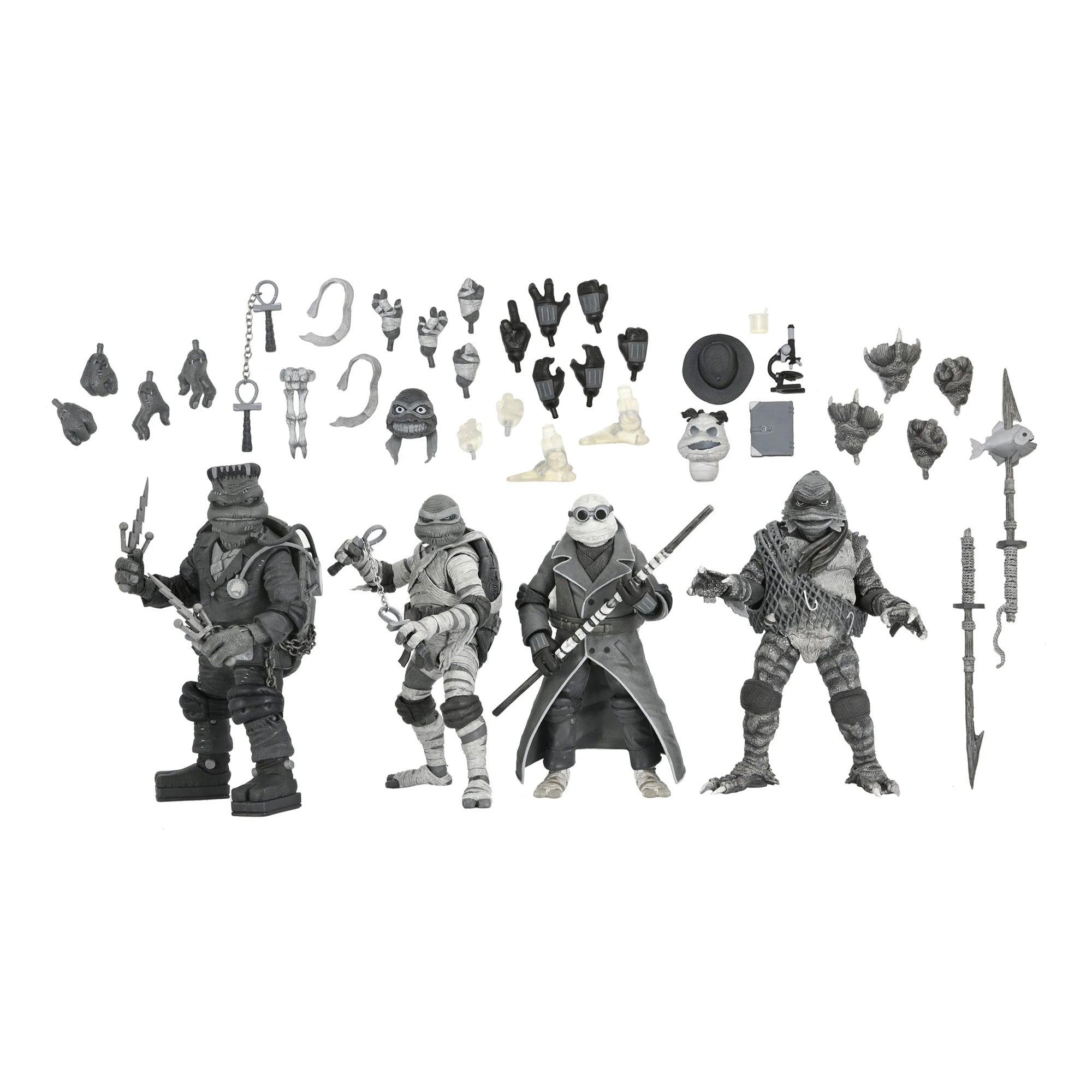 NECA: Universal Monsters x Teenage Mutant Ninja Turtles – Black