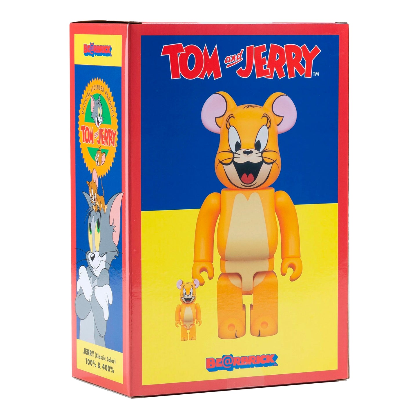 MEDICOM TOY: BE@RBRICK - Tom and Jerry: Jerry (Classic Color) 100% & 400%