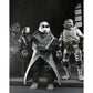 NECA: Universal Monsters x Teenage Mutant Ninja Turtles – Black & White Turtles 7” Scale Action Figure 4-Pack