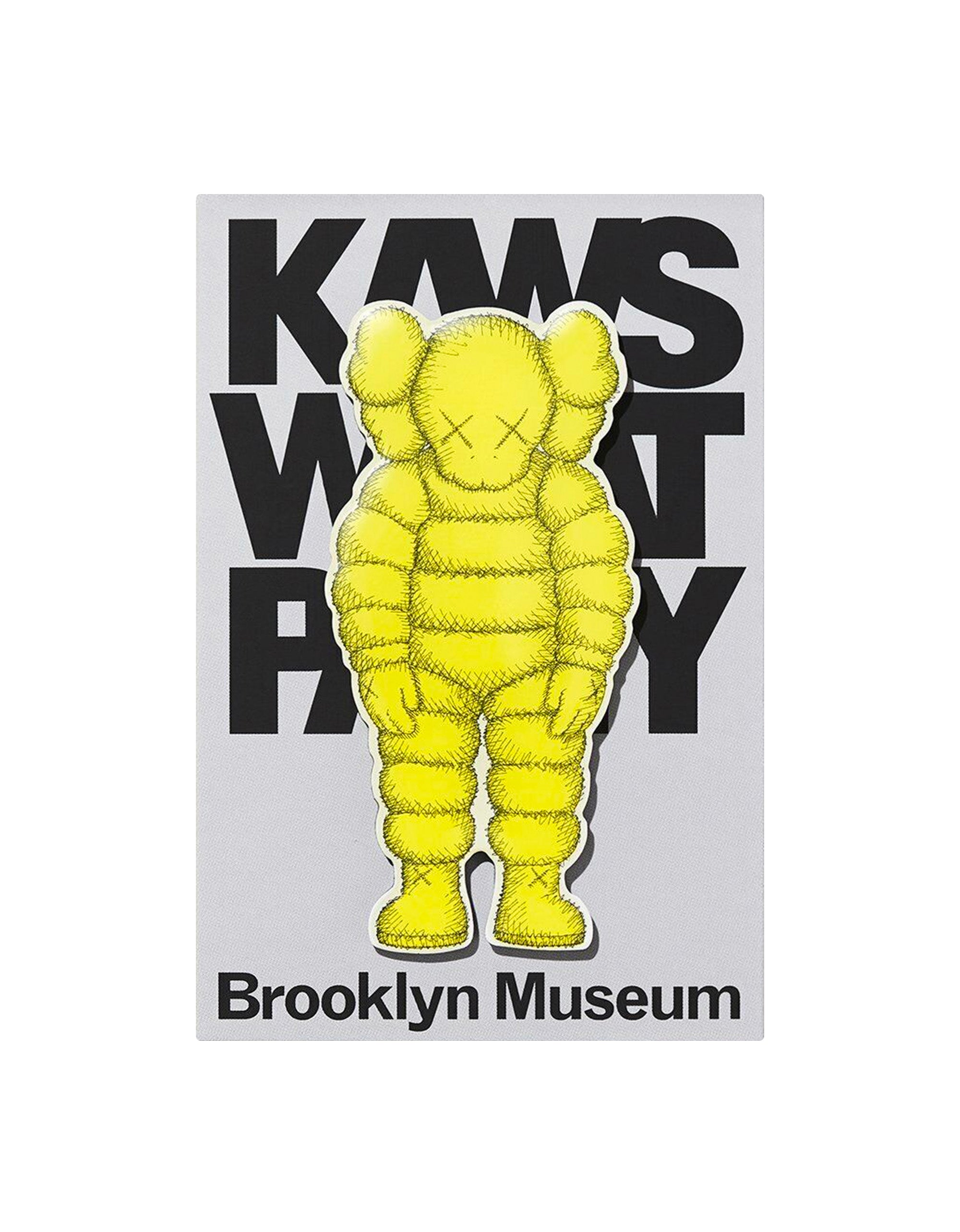 KAWS - Brooklyn Museum WHAT PARTY Chum Yellow Magnet – TOY TOKYO