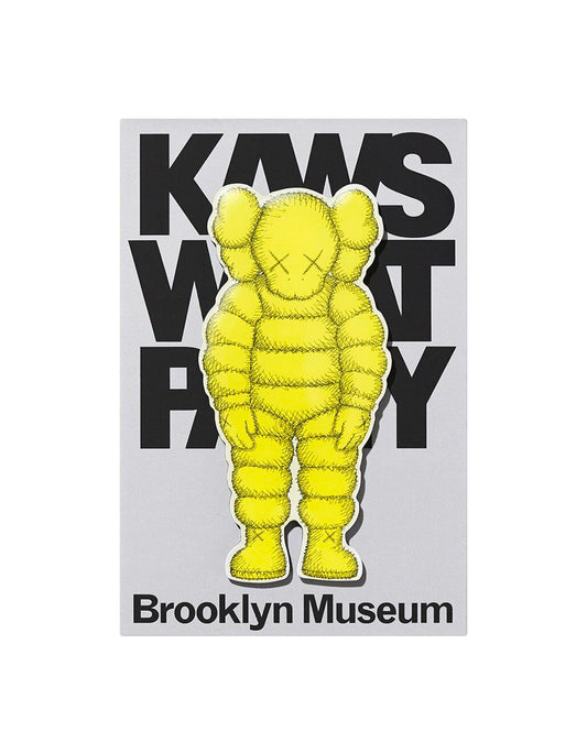 KAWS - Brooklyn Museum WHAT PARTY Chum Yellow Magnet