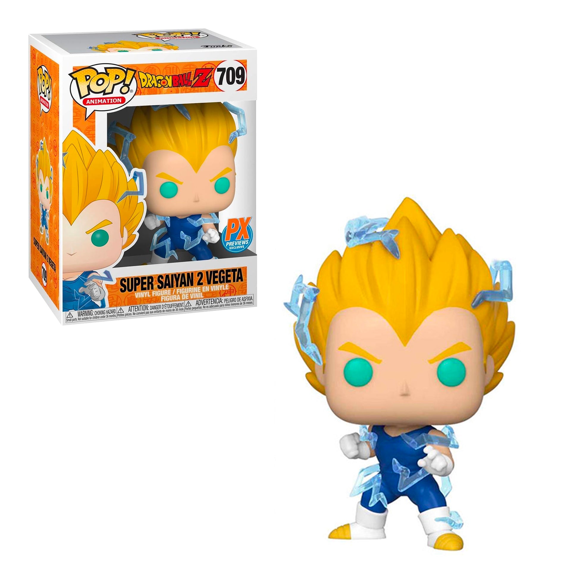 Pop! Animation: Dragon Ball Z - Super Saiyan 2 Vegeta PX Previews Exclusive