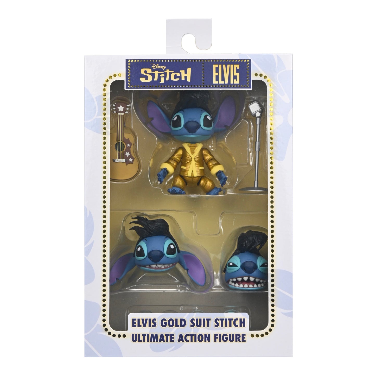 NECA: Disney Stitch - Ultimate Gold Suit Elvis 7" Scale Action Figure