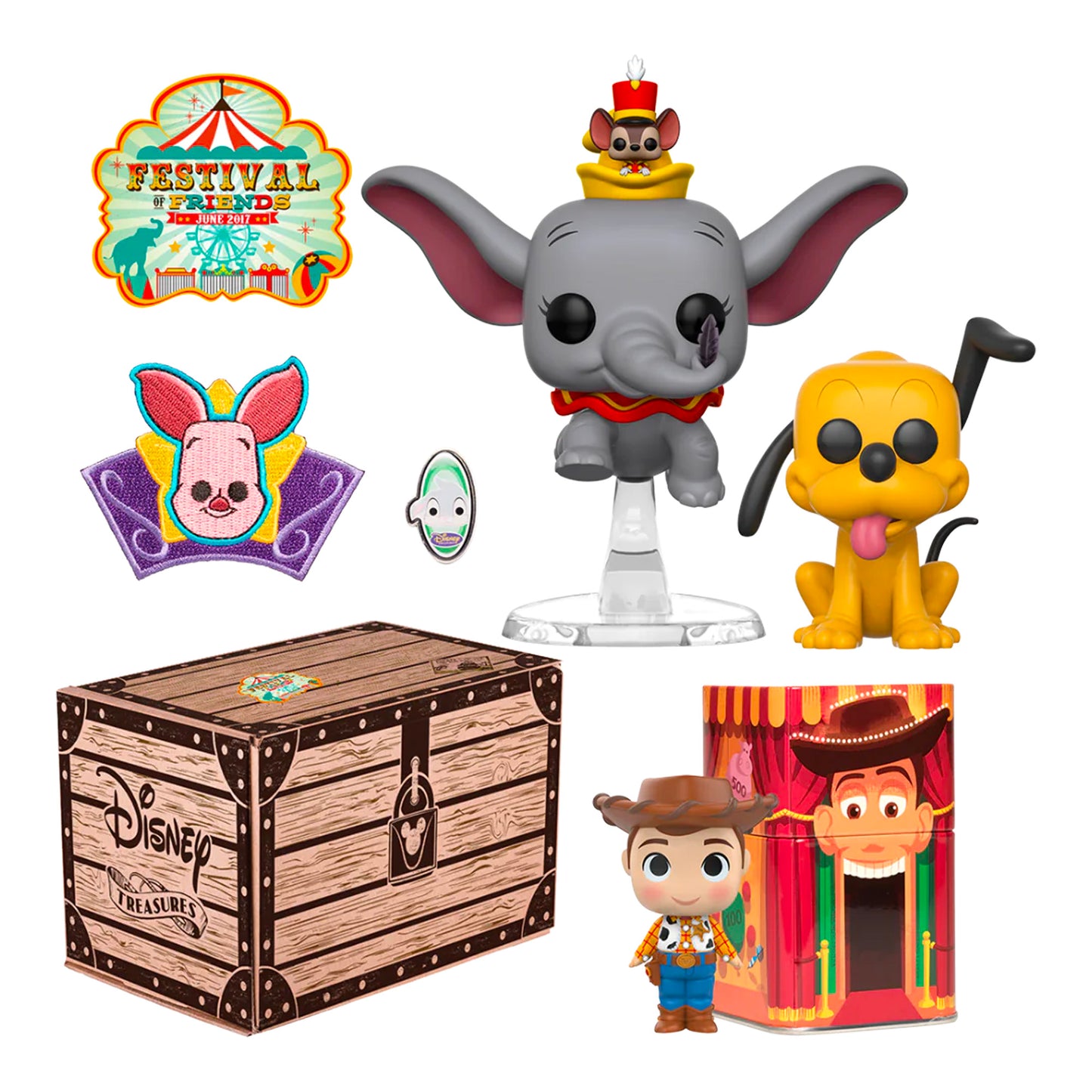 Funko Pop! Disney: Treasure Box - Dumbo and Pluto Pop Set