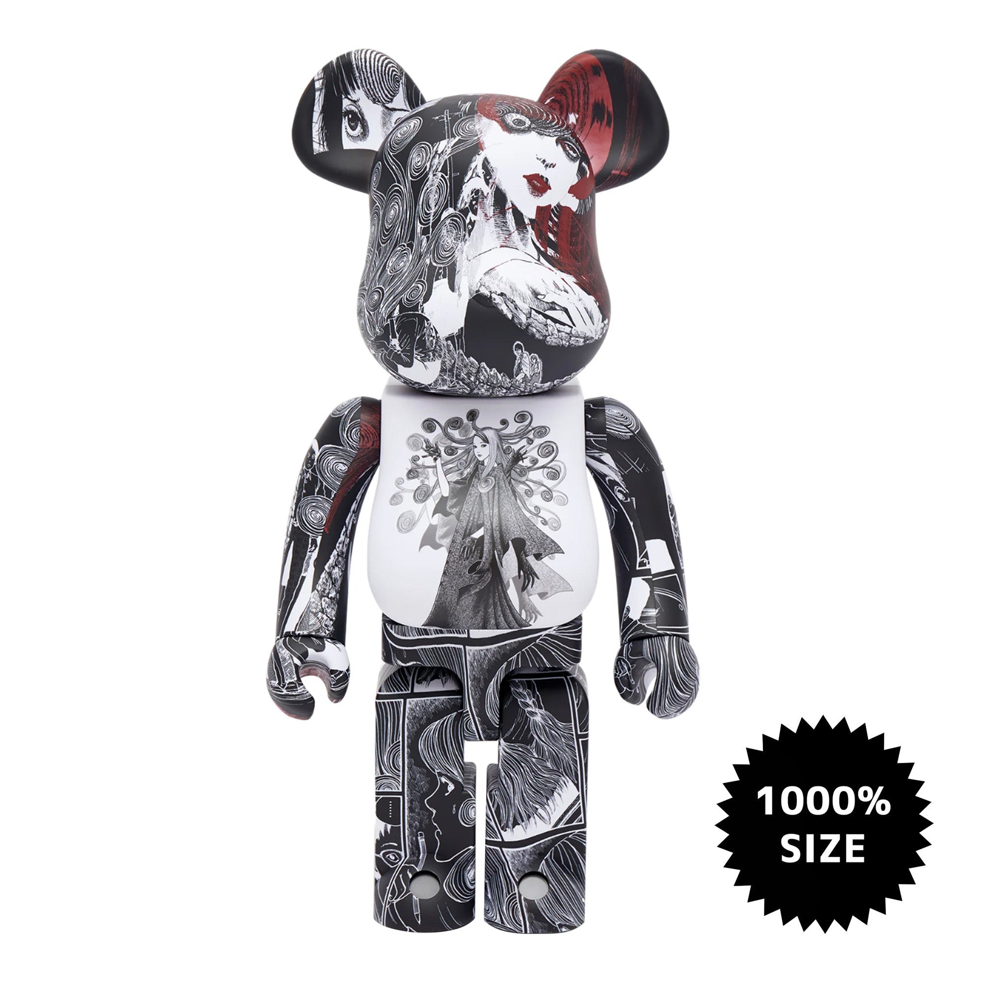 MEDICOM TOY: BE@RBRICK - S'YTE x Junji Ito UZUMAKI 1000%