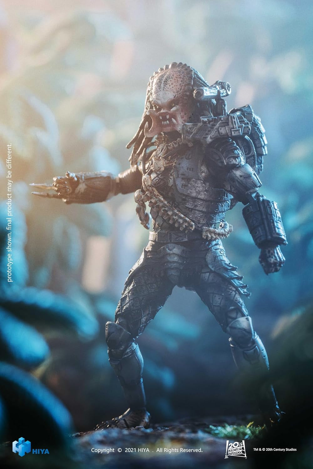 Hiya Toys Predator: Open Mouth Jungle Predator 1:18 Scale Figure