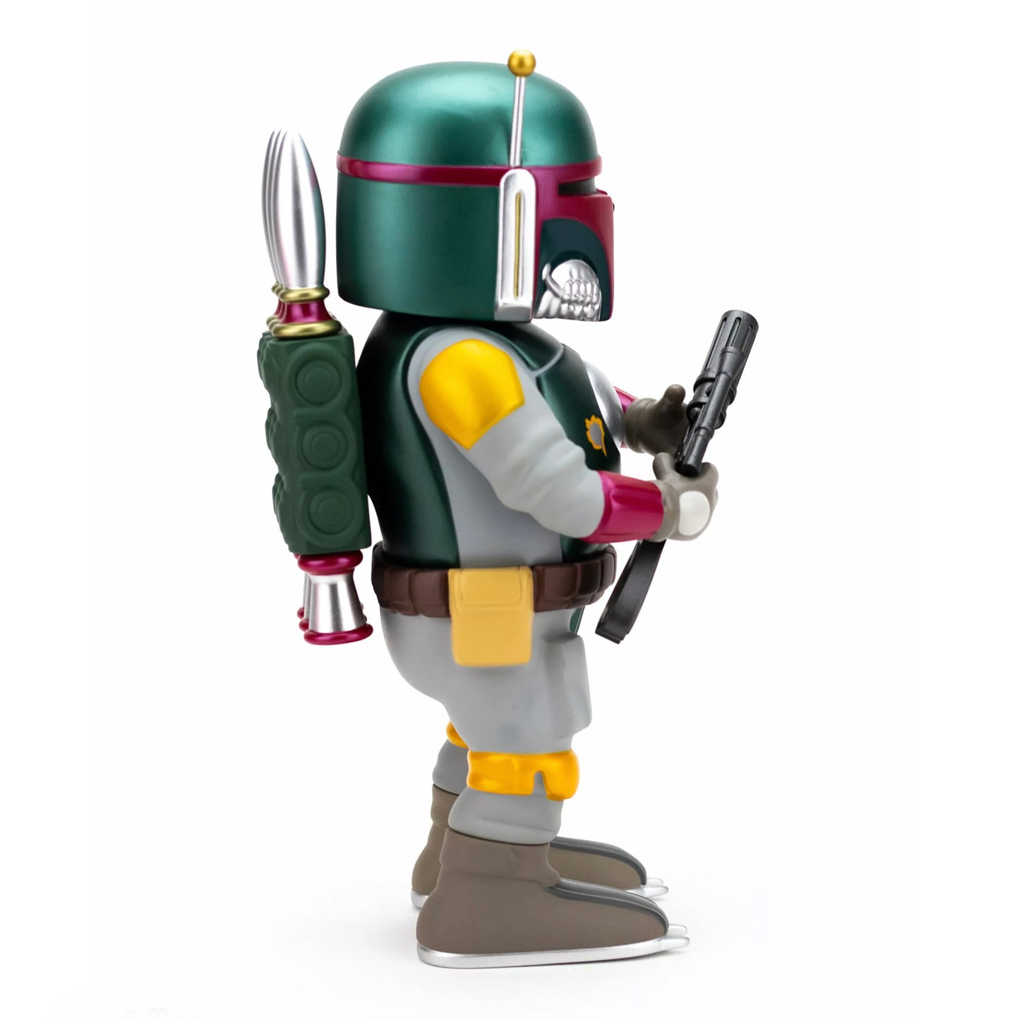 Ron English - Iron Skin Boba Fett Grin Vinyl Figure