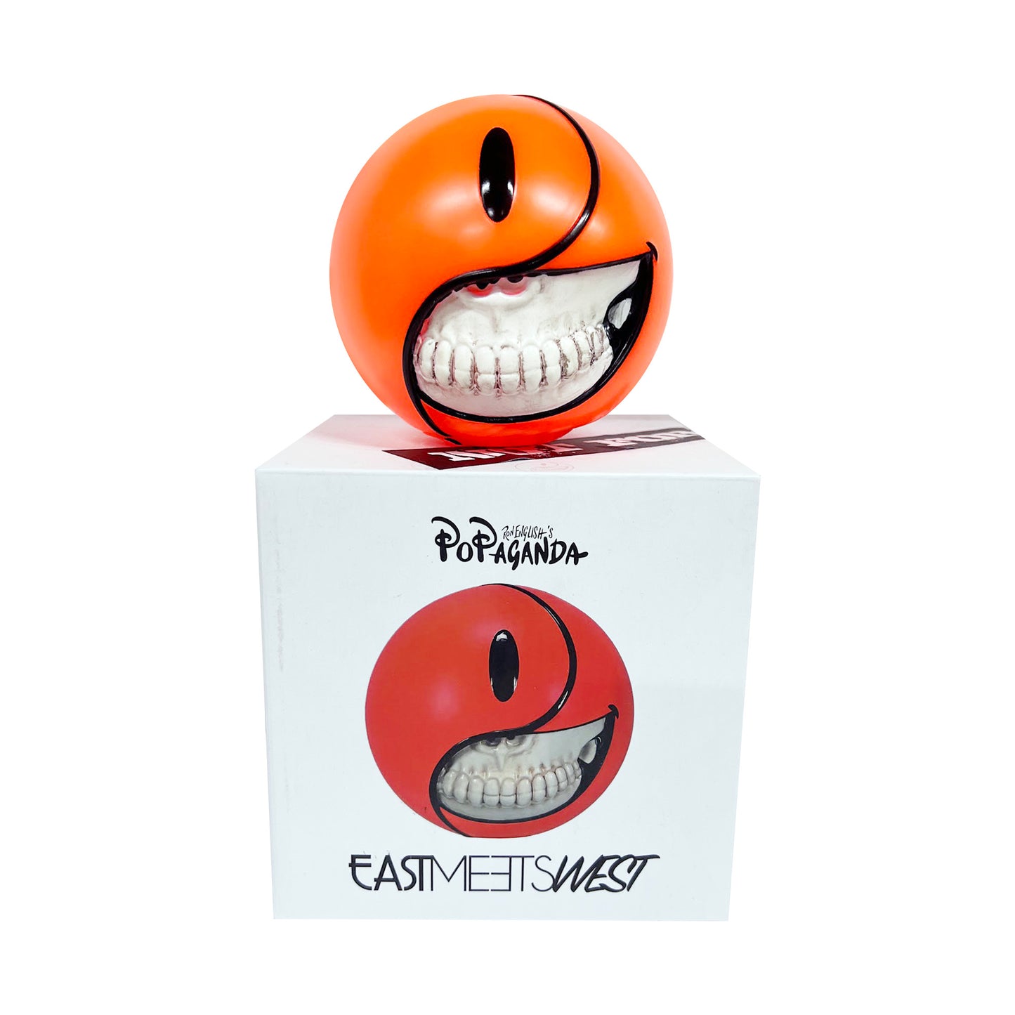 Ron English - East Meets West Grin Orange Vinyl Figure