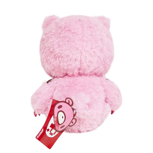 Taito Gloomy Bear Flocked Pink 9" Tall Plush