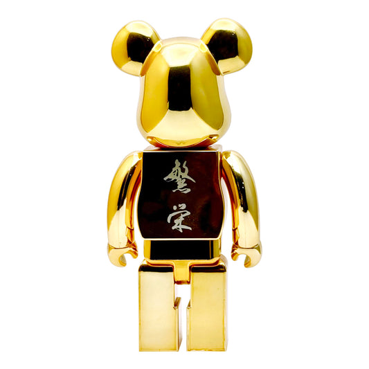 MEDICOM TOY: BE@RBRICK - Mastermind Japan Gold BWWT (2005) 400%