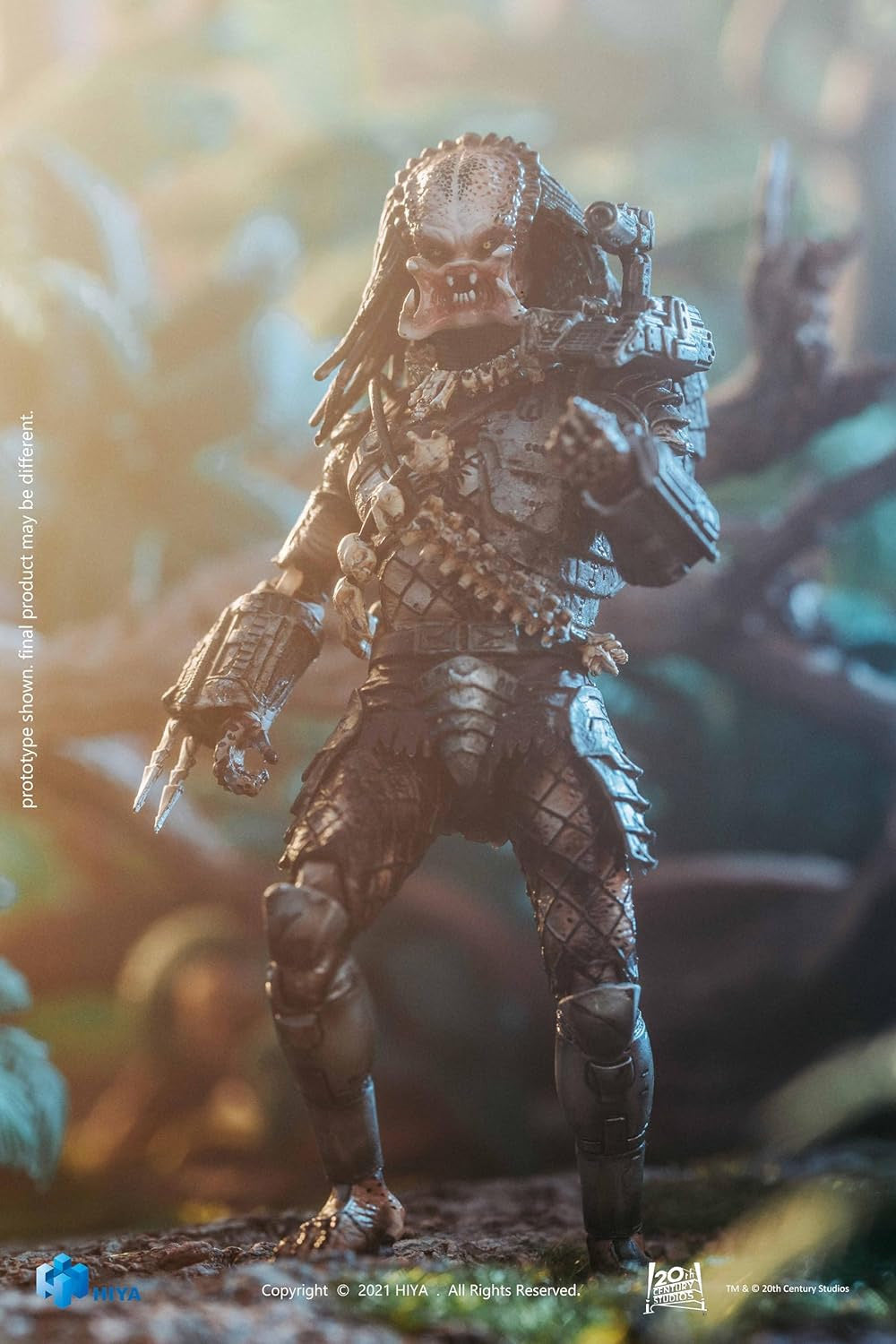 Hiya Toys Predator: Open Mouth Jungle Predator 1:18 Scale Figure