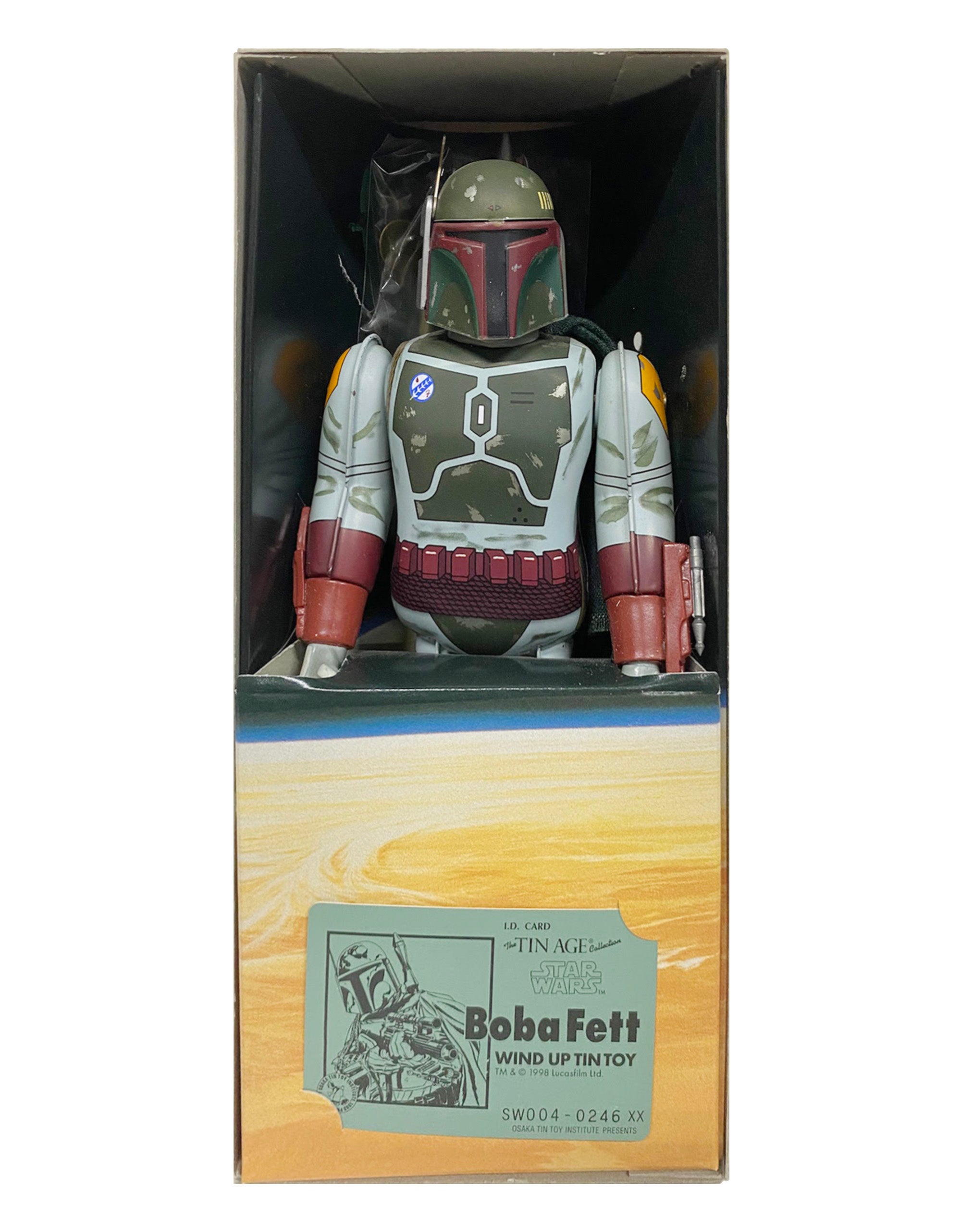 Star Wars Boba Fett WIND UP TIN TOY Osaka Tin Toy | eBay