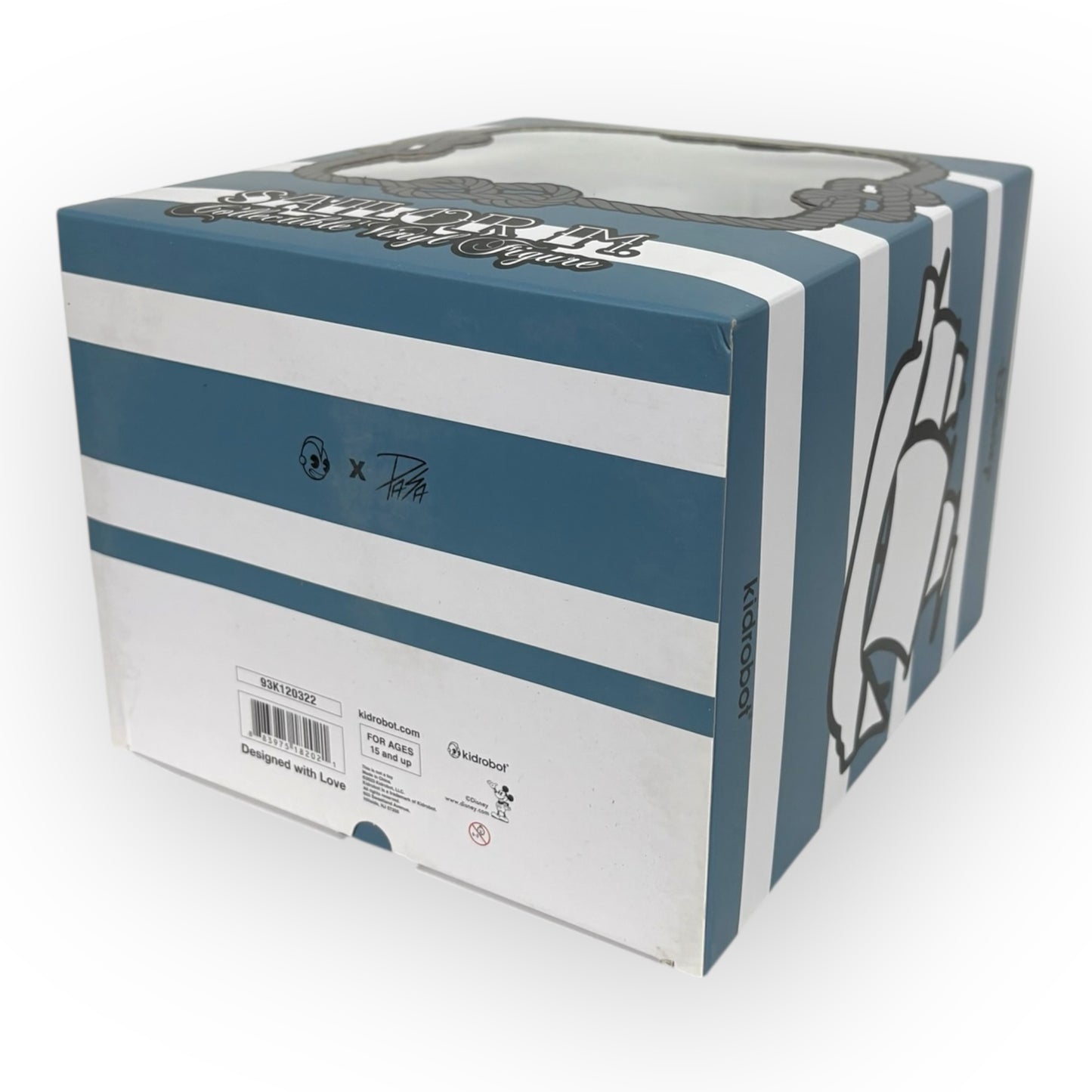 Disney Mickey Mouse "Sailor M." Collectible Vinyl Figure by Pasa - Exclusive Black and Gold Edition