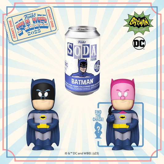 Funko Vinyl SODA: DC Batman 66 Classic 15,000 Limited Edition (1 in 6 Chance at Chase)