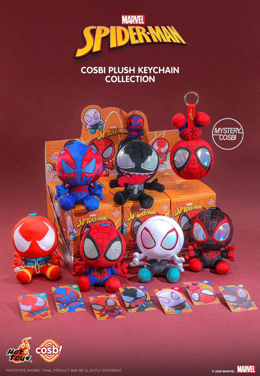 Hot Toys Spider-Man Cosbi Plush Keychain Blind Box