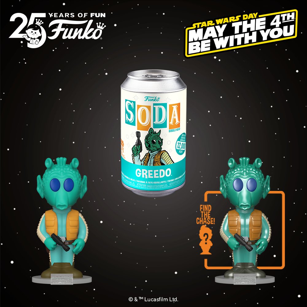 Funko Vinyl SODA: Star Wars - Greedo 12,000 Limited Edition (1 in 6 Chance at Chase)