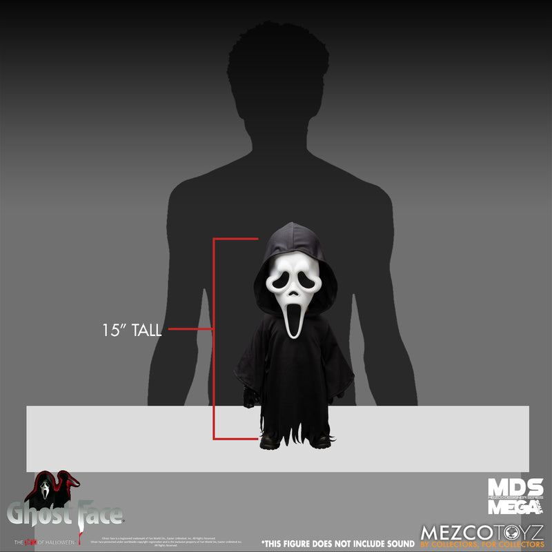 MEZCO TOYZ: MDS - Ghost Face 15" Tall Figure