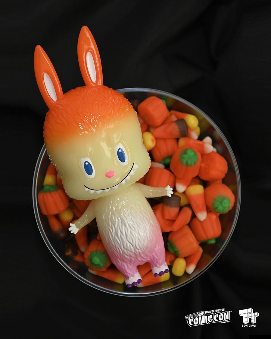 COMING SOON How2Work x Kasing Lung - Labubu Candy Corn Glow Toy Tokyo 26th Anniversary Exclusive