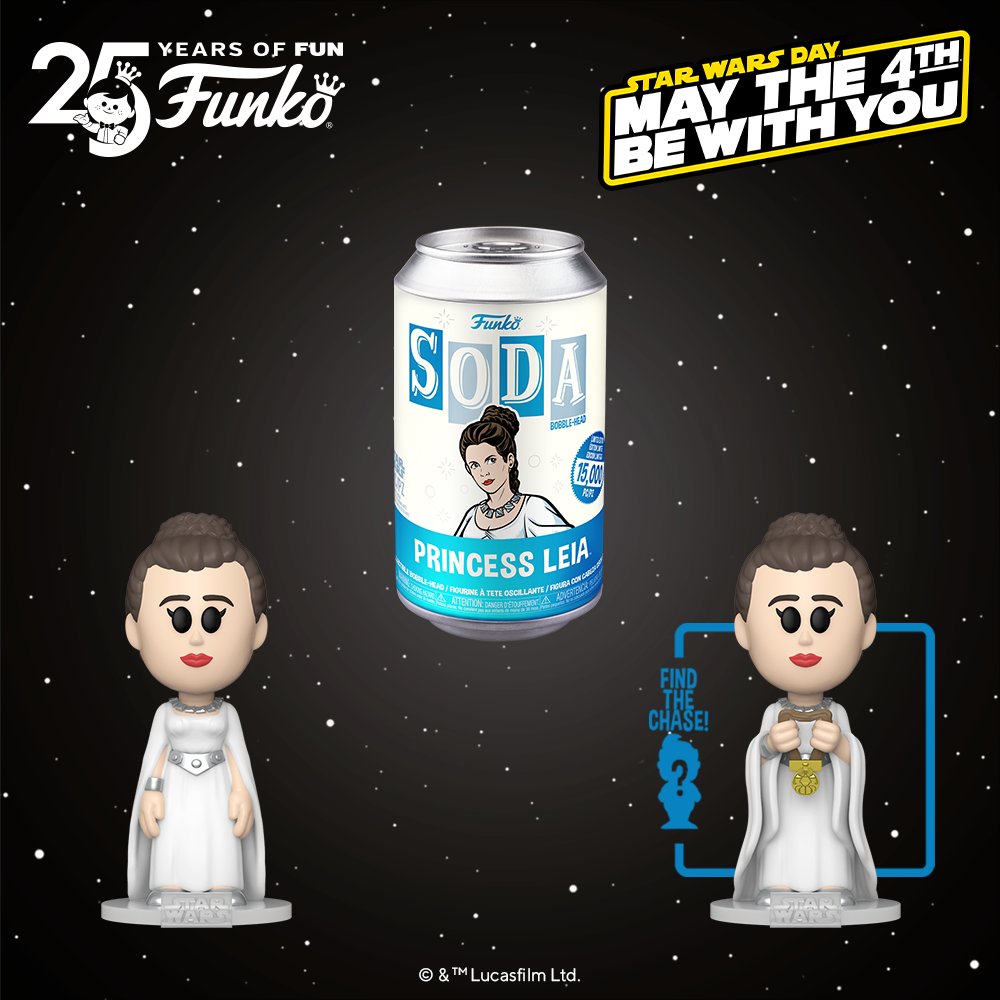Funko Vinyl SODA: Star Wars - Princess Leia 15,000 Limited Edition (1 in 6 Chance at Chase)