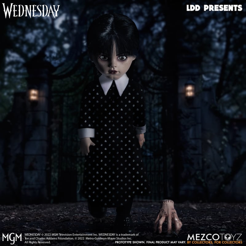 MEZCO TOYZ - LDD Presents - Wednesday 10" Tall Figure