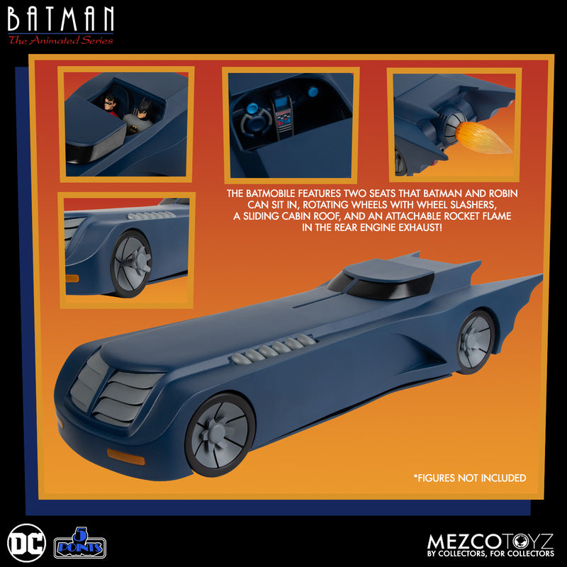 MEZCO TOYZ: 5 Points - Batman: The Animated Series Batmobile