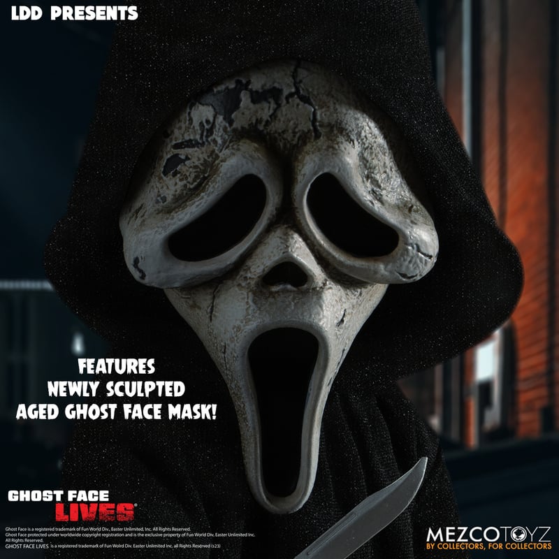 MEZCO TOYZ - LDD Presents - Ghost Face - Zombie Edition